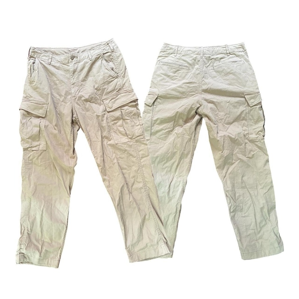 Vintage baggy khaki cargo pants